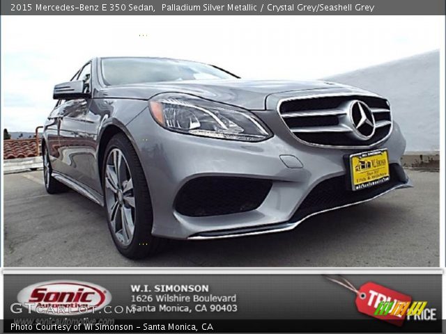 2015 Mercedes-Benz E 350 Sedan in Palladium Silver Metallic