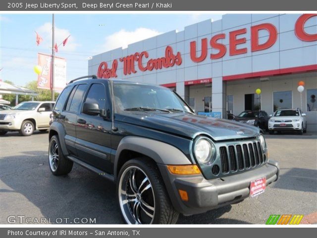 2005 Jeep Liberty Sport in Deep Beryl Green Pearl