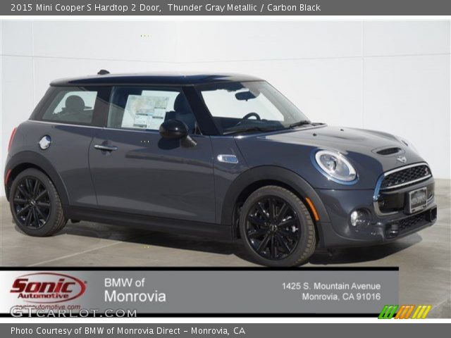 2015 Mini Cooper S Hardtop 2 Door in Thunder Gray Metallic