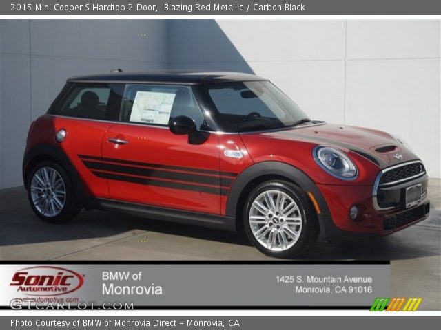 2015 Mini Cooper S Hardtop 2 Door in Blazing Red Metallic