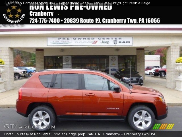 2012 Jeep Compass Sport 4x4 in Copperhead Pearl