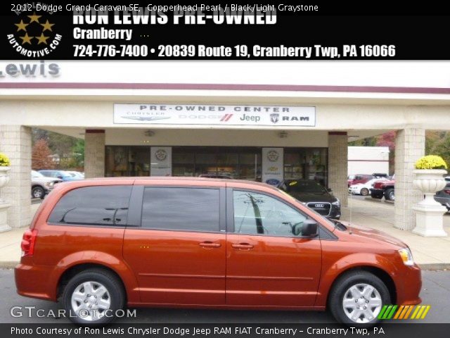 2012 Dodge Grand Caravan SE in Copperhead Pearl