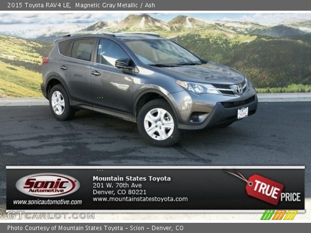 2015 Toyota RAV4 LE in Magnetic Gray Metallic