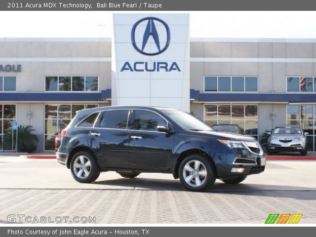 2011 Acura MDX Technology in Bali Blue Pearl