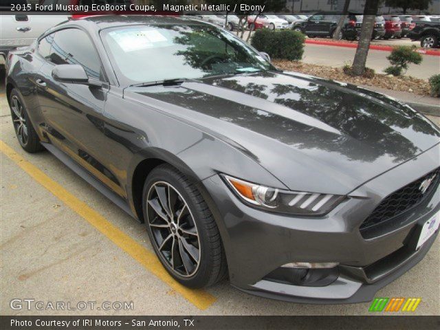 2015 Ford Mustang EcoBoost Coupe in Magnetic Metallic
