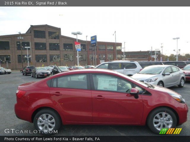 2015 Kia Rio EX in Signal Red