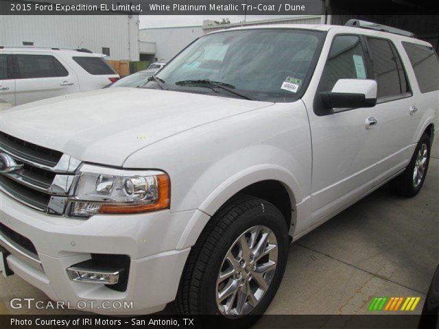 2015 Ford Expedition EL Limited in White Platinum Metallic Tri-Coat