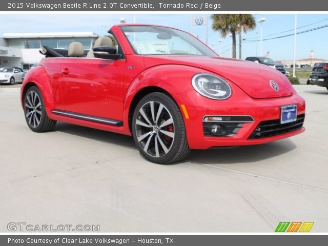 2015 Volkswagen Beetle R Line 2.0T Convertible in Tornado Red