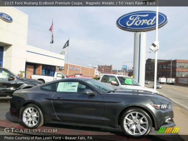 2015 Ford Mustang EcoBoost Premium Coupe in Magnetic Metallic