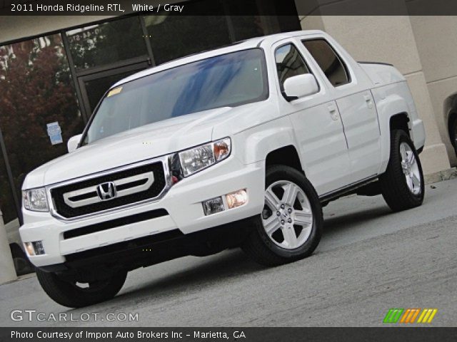 2011 Honda Ridgeline RTL in White