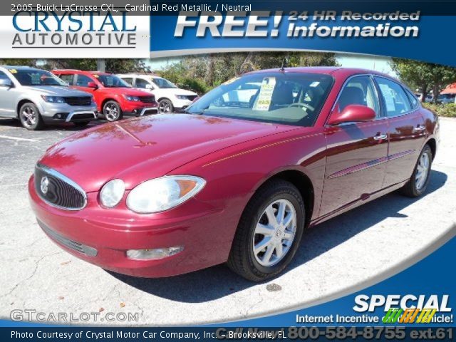 2005 Buick LaCrosse CXL in Cardinal Red Metallic