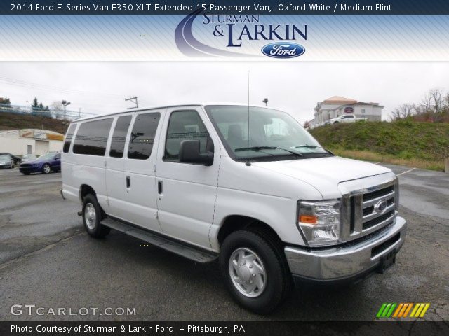 2014 Ford E-Series Van E350 XLT Extended 15 Passenger Van in Oxford White