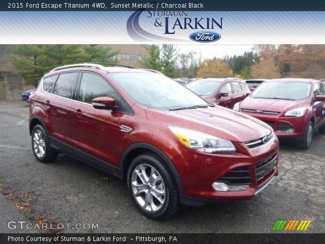 2015 Ford Escape Titanium 4WD in Sunset Metallic