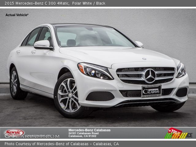 2015 Mercedes-Benz C 300 4Matic in Polar White
