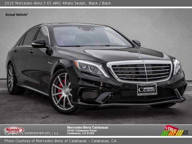 2015 Mercedes-Benz S 63 AMG 4Matic Sedan in Black