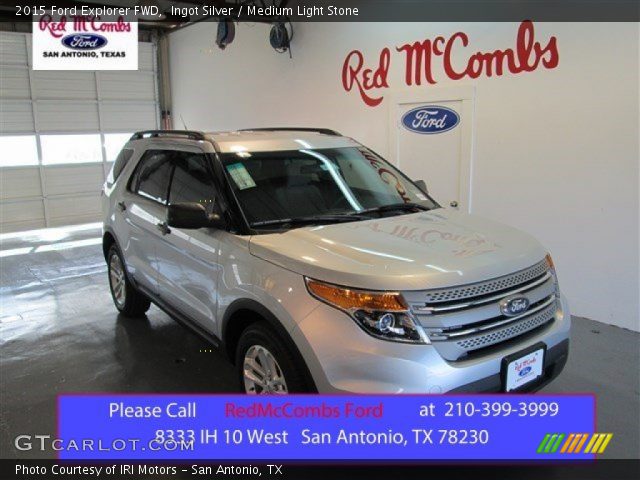 2015 Ford Explorer FWD in Ingot Silver