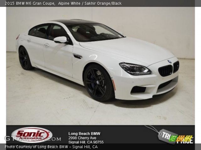 2015 BMW M6 Gran Coupe in Alpine White