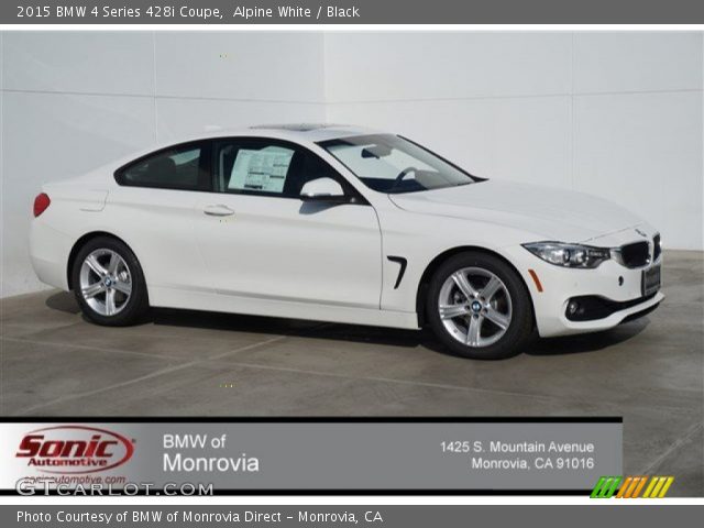 2015 BMW 4 Series 428i Coupe in Alpine White