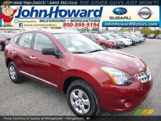 2014 Nissan Rogue Select S in Cayenne Red