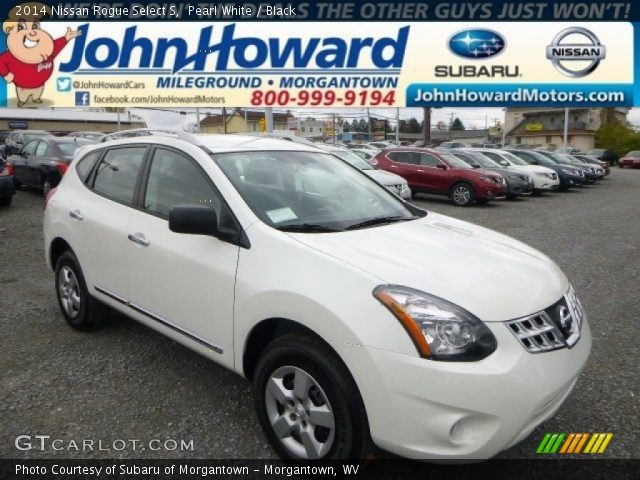 2014 Nissan Rogue Select S in Pearl White