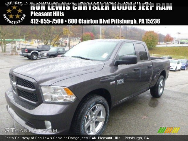 2015 Ram 1500 Express Quad Cab 4x4 in Granite Crystal Metallic