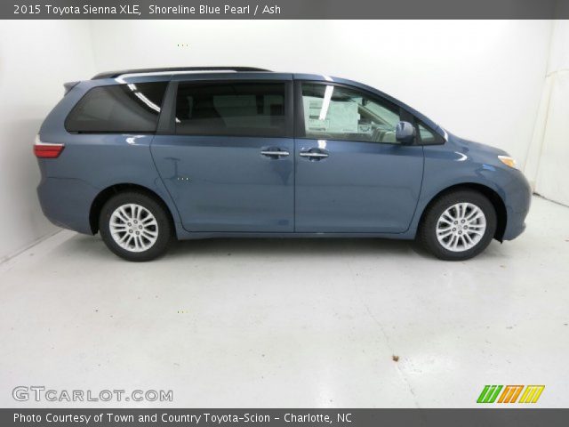 2015 Toyota Sienna XLE in Shoreline Blue Pearl