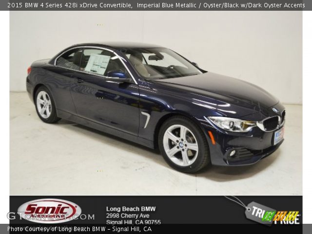 2015 BMW 4 Series 428i xDrive Convertible in Imperial Blue Metallic