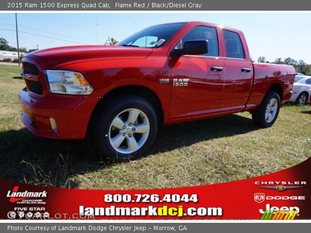 2015 Ram 1500 Express Quad Cab in Flame Red