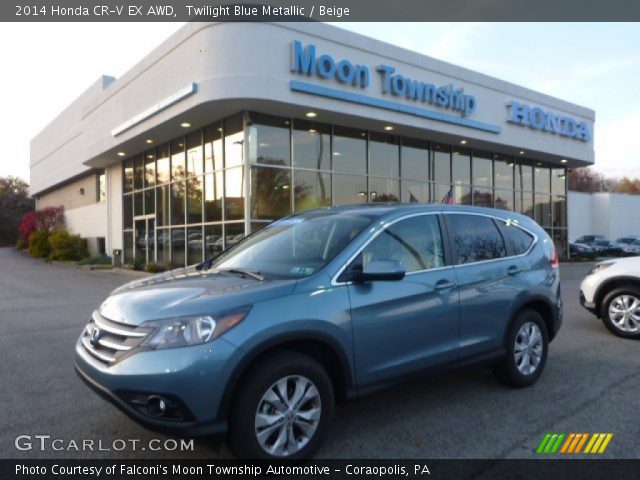 2014 Honda CR-V EX AWD in Twilight Blue Metallic