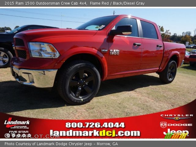 2015 Ram 1500 Outdoorsman Crew Cab 4x4 in Flame Red