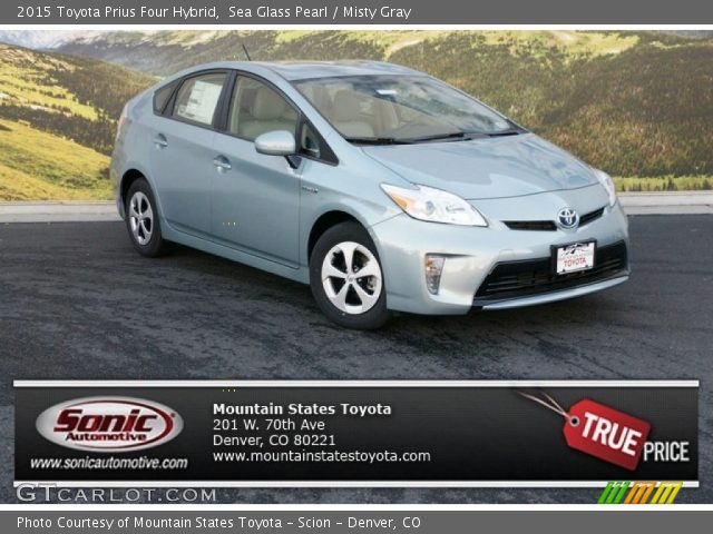 2015 Toyota Prius Four Hybrid in Sea Glass Pearl