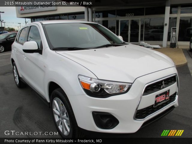 2015 Mitsubishi Outlander Sport ES in White