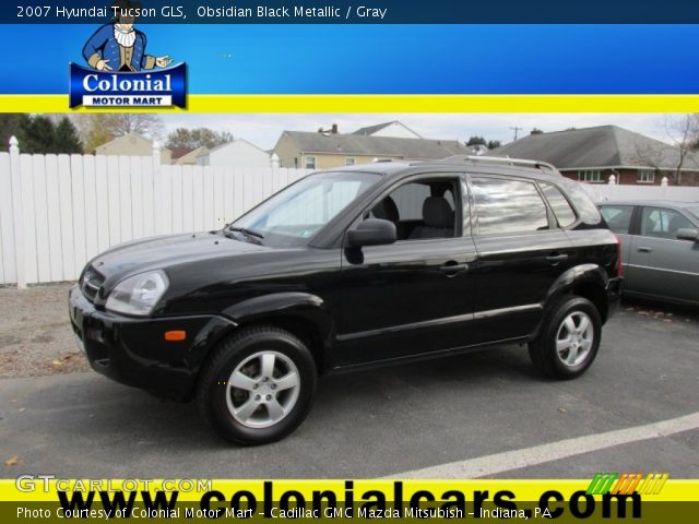 2007 Hyundai Tucson GLS in Obsidian Black Metallic