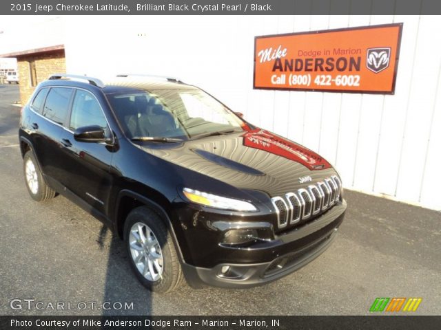 2015 Jeep Cherokee Latitude in Brilliant Black Crystal Pearl