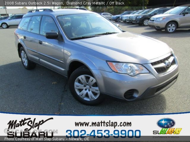 2008 Subaru Outback 2.5i Wagon in Diamond Gray Metallic