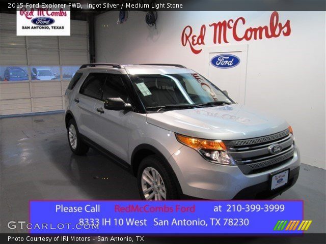 2015 Ford Explorer FWD in Ingot Silver