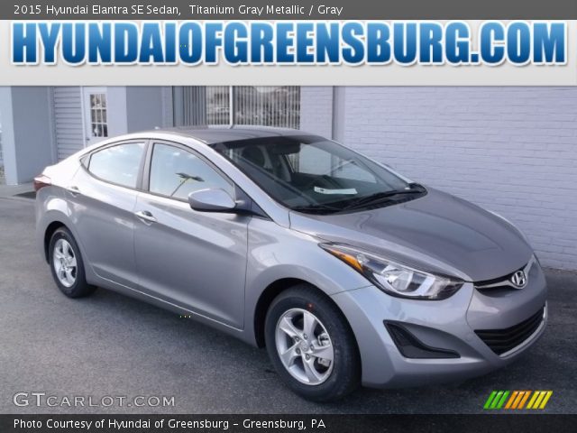 2015 Hyundai Elantra SE Sedan in Titanium Gray Metallic