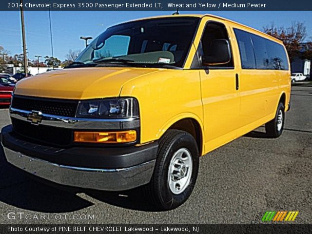 2014 Chevrolet Express 3500 Passenger Extended LT in Wheatland Yellow