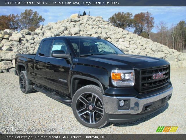 2015 GMC Sierra 1500 SLE Double Cab 4x4 in Onyx Black