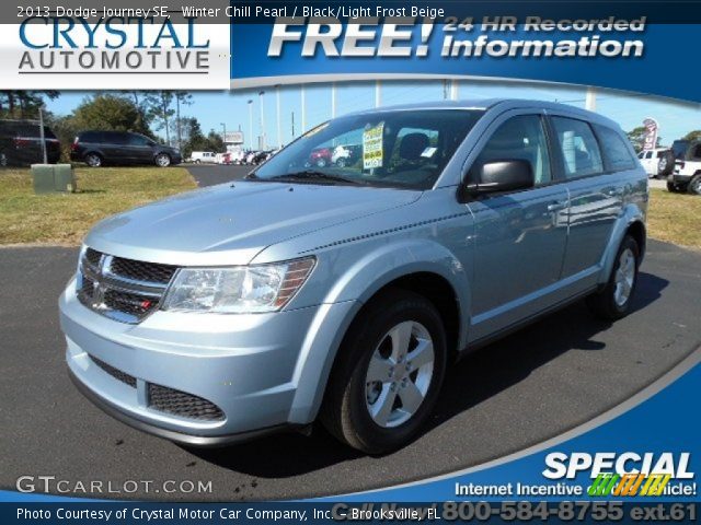 2013 Dodge Journey SE in Winter Chill Pearl