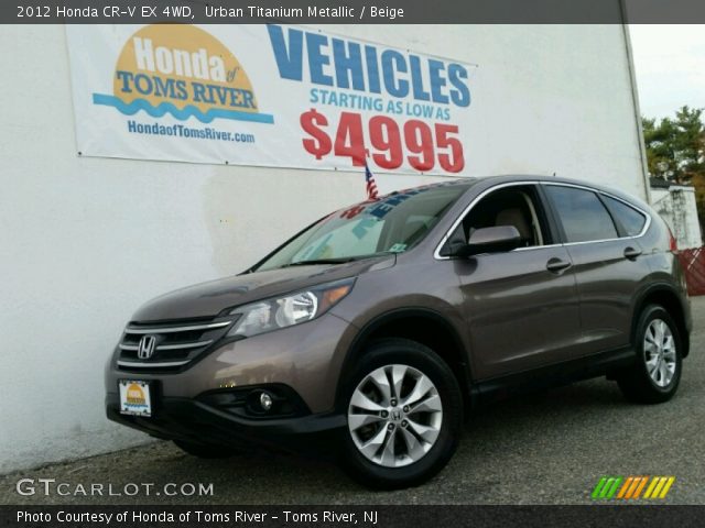 2012 Honda CR-V EX 4WD in Urban Titanium Metallic