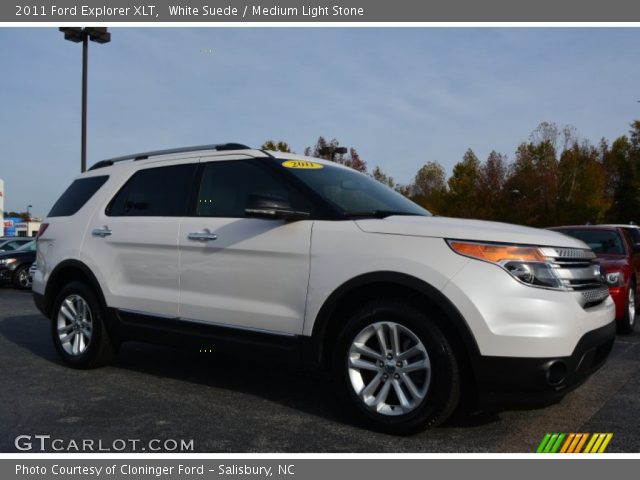 2011 Ford Explorer XLT in White Suede