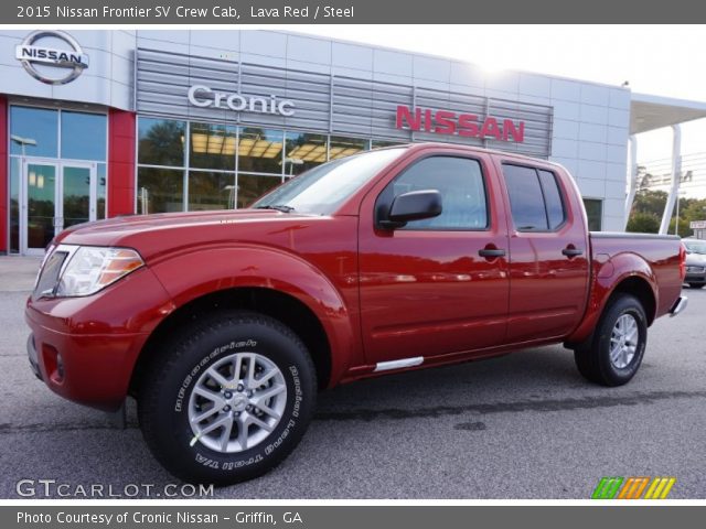 2015 Nissan Frontier SV Crew Cab in Lava Red