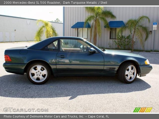 2000 Mercedes-Benz SL 500 Roadster in Dark Turquoise Metallic