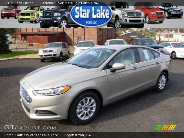 2015 Ford Fusion S in Tectonic Silver Metallic