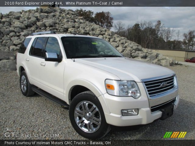 2010 Ford Explorer Limited 4x4 in White Platinum Tri-Coat