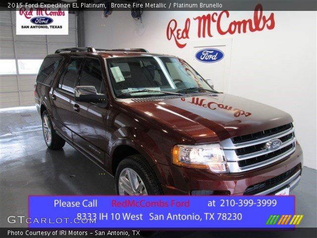 2015 Ford Expedition EL Platinum in Bronze Fire Metallic