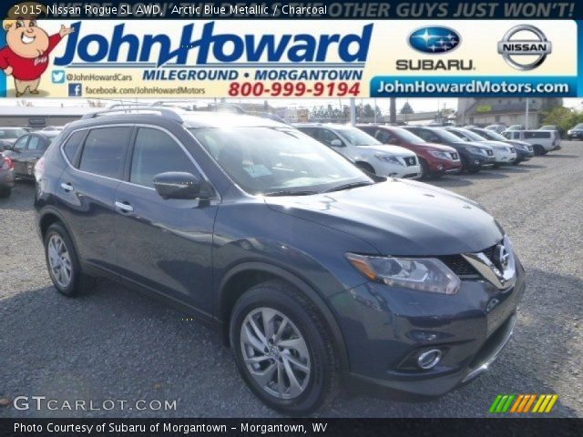 2015 Nissan Rogue SL AWD in Arctic Blue Metallic