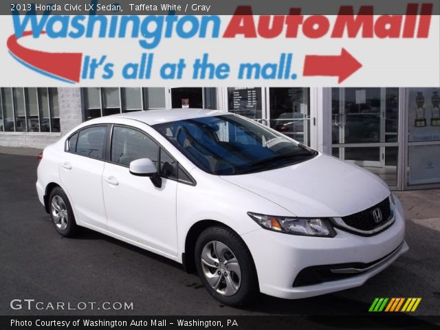 2013 Honda Civic LX Sedan in Taffeta White
