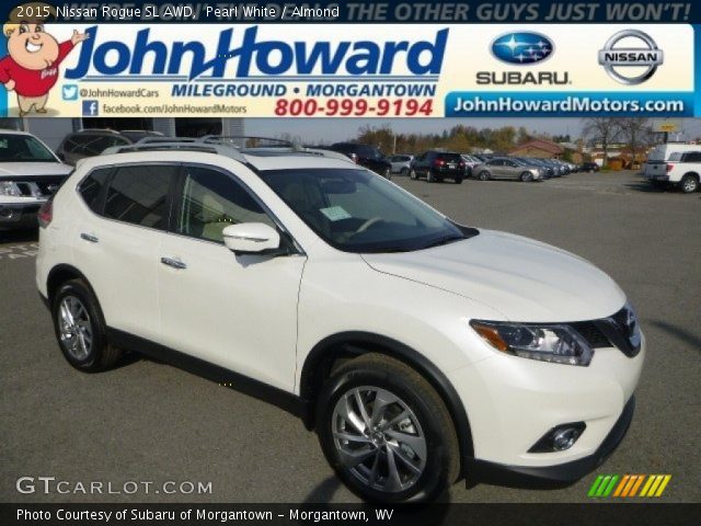 2015 Nissan Rogue SL AWD in Pearl White